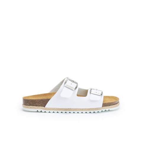 Ciabatta deux bandes blanc - Art.MD6145