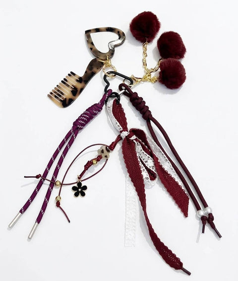 Bijou de Sac & Porte-Clés miroir violine