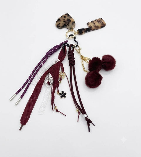 Bijou de Sac & Porte-Clés miroir violine