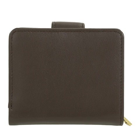Petit portefeuille en cuir pour femme Dudu avec fermeture à pression et porte-monnaie