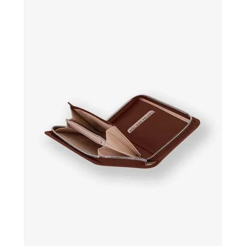 ATELIERS FOURES - Portefeuille Cuir Lisse - PERSÉPHONE - Fauve sportium store