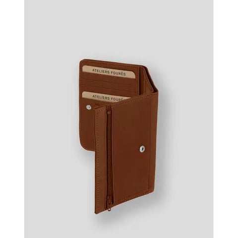 ATELIERS FOURES - Portefeuille - Grand Format - GAÏA - Fauve - sportium store