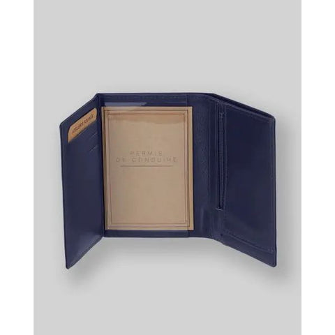 ATELIERS FOURES - Portefeuille Médium - HELIOS - Marine - sportium store