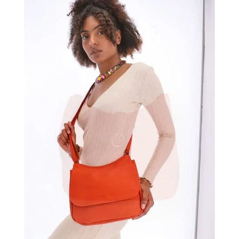ATELIERS FOURES - Sac à Bandoulière ARTÉMIS -ORANGE CONFITE sportium store