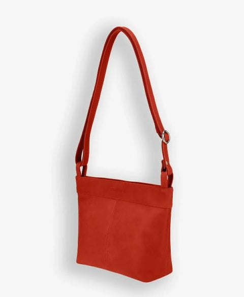 Ateliers Foures - Mini Sac Seau Zippé - PANDORE - Orange Confite
