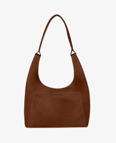Sac a main Ateliers Foures Amazone Classique Fauve cuir pleine fleur — vue principale