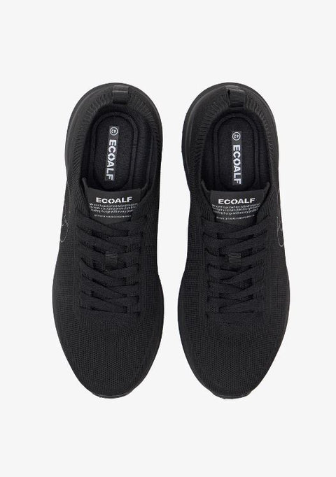 Baskets Ecoalf Conde Knit noires en maille Pour Homme