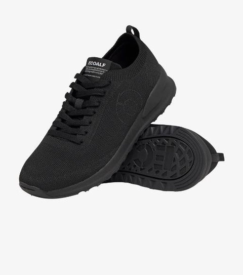 Baskets Ecoalf Conde Knit noires en maille Pour Homme