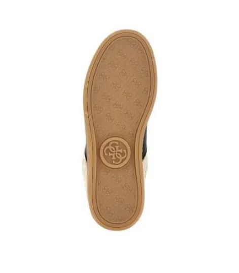 Baskets Guess Beige et Ecru Effet Mouton Pour Femme