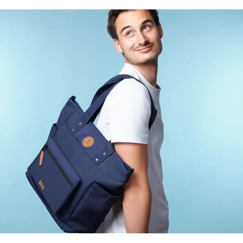 CABAIA - Tote Bag Adventurer - Reykjavik - Bleu Marine Sacs & Style