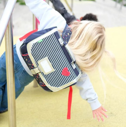 Cartable Émilie bleu 38cm – Tann’s