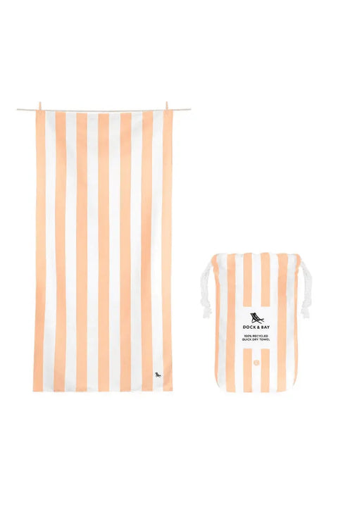 DOCK & BAY Serviette Collection Cabana - Pêche Positano - Sacs & Style