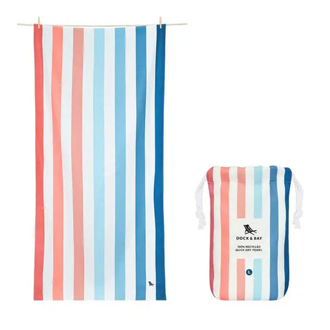 DOCK & BAY - Serviette de plage - XL (200x90cm) - CABANA - Séchage Rapide - Sand to Sea sportium store 24