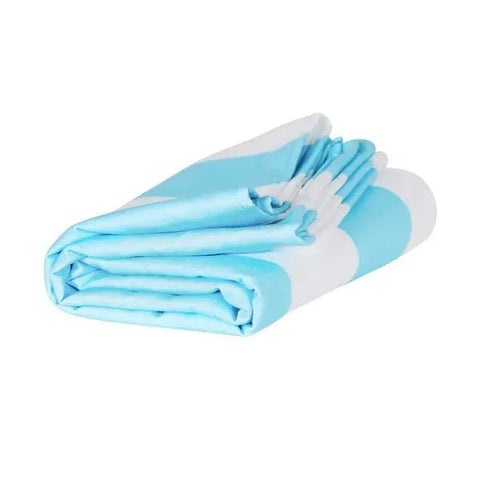 Serviette de plage XL Dock & Bay Bleu Bacatar 200 × 90 cm