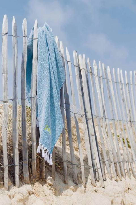 GILI'S - Fouta en Coton - vert d’eau - sportium store