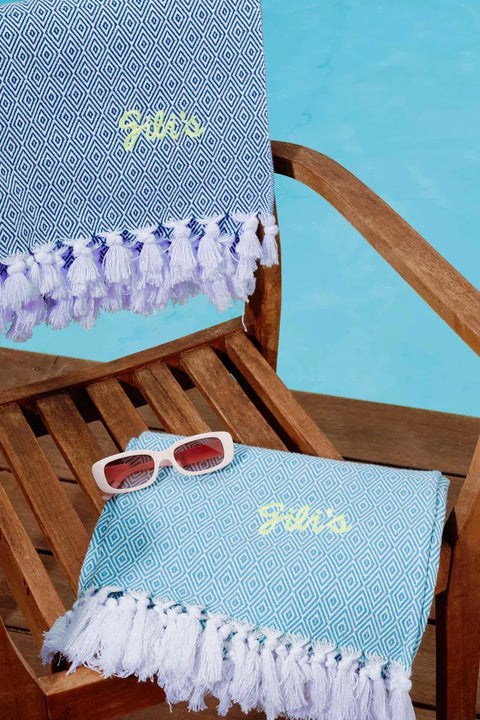 GILI'S - Fouta en Coton - vert d’eau - sportium store