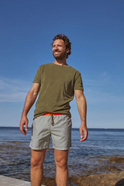 GILI'S - T-Shirt éponge - Khaki - sportium store