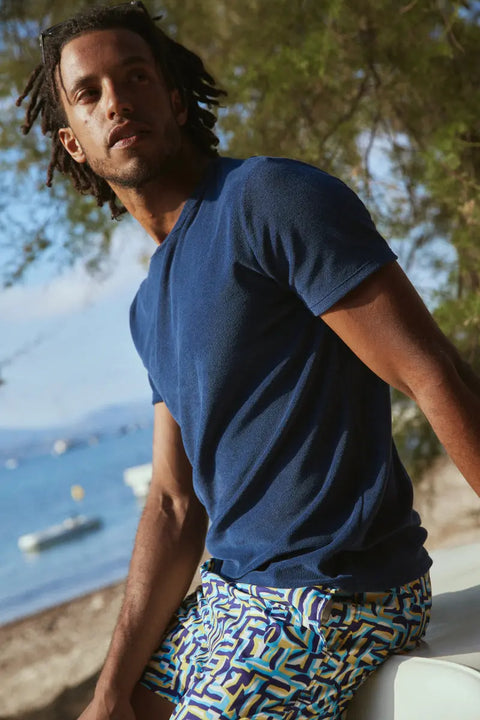 GILI'S - T-Shirt éponge - Marine - sportium store