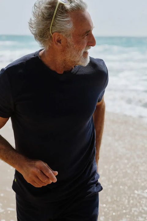 GILI'S - T-Shirt éponge - Marine - sportium store
