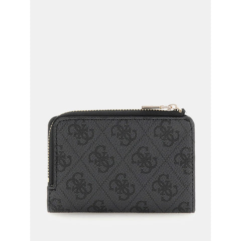 GUESS - Mini Portefeuille Laurel - logo 4G - Noir sportium store