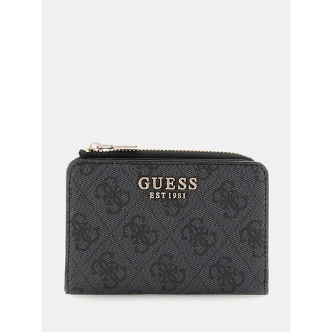 GUESS - Mini Portefeuille Laurel - logo 4G - Noir sportium store