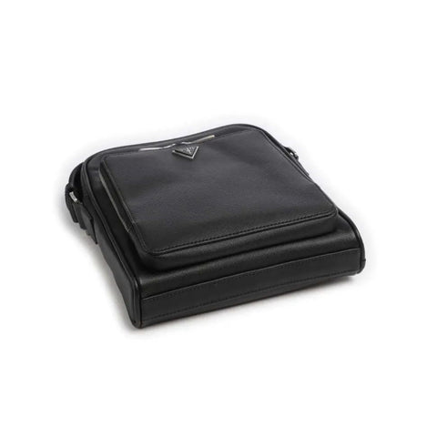 GUESS - Mini sac à bandoulière Milano saffiano - Noir sportium store