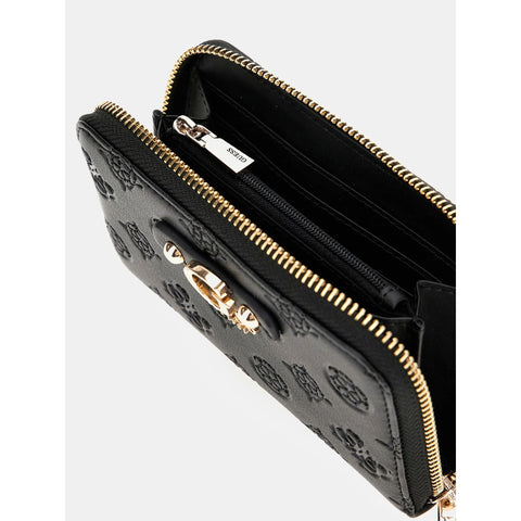 GUESS - Portefeuille Gerty logo 4G pivoine - Noir sportium store