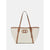 GUESS - Sac Porté épaule Sebina Charm Logotypé - Beige sportium store