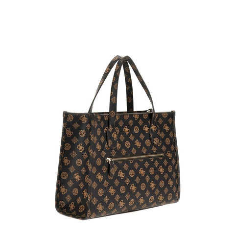 GUESS - Sac à Main - Silvana 2 - Noir - Moka Logo sportium store
