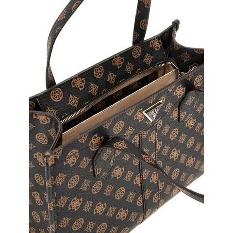 GUESS - Sac à Main - Silvana 2 - Noir - Moka Logo sportium store