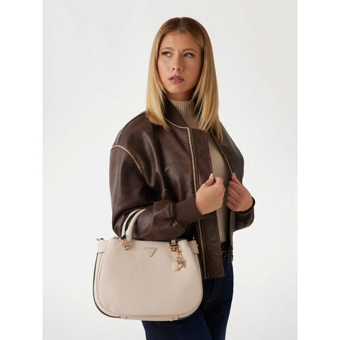 GUESS - Sac à main Fedora charm - Beige sportium store