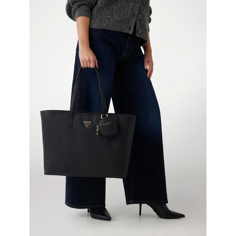 GUESS - Sac cabas Power Play pochette - Noir sportium store