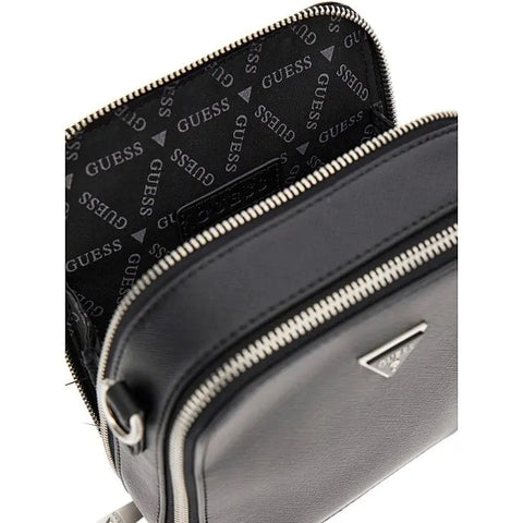 GUESS - Saccoche Torino - Double Zip - Noir sportium store