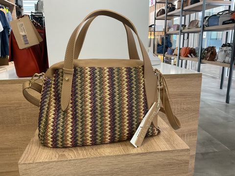 Sac à main Bruno Rossi en cuir — face avant