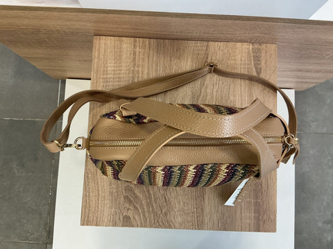 Sac à main Bruno Rossi — détail finitions artisanales