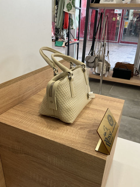 Sac à main femme Bruno Rossi en cuir — vue trois quarts