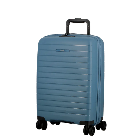 JUMP - Valise 4 roues - STRIPER - Extensible - 55 cm - Bleu sportium V24