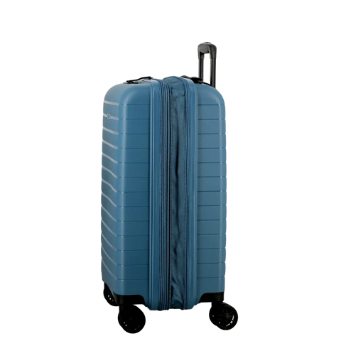 JUMP - Valise 4 roues - STRIPER - Extensible - 55 cm - Bleu sportium V24