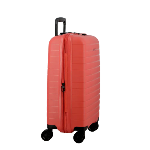 JUMP - Valise 4 roues - STRIPER - Extensible - 55 cm - Corail sportium V24