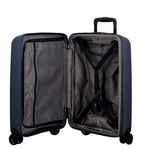 JUMP - Valise 4 roues - STRIPER - Extensible - 55 cm - bleu foncé sportium V24