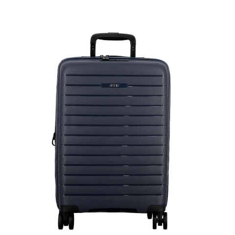 JUMP - Valise 4 roues - STRIPER - Extensible - 55 cm - bleu foncé sportium V24