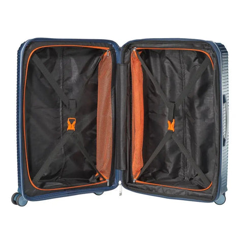 JUMP - Valise Moyenne  - SONDO - Extensible - 4 roues - 66 cm - bleu - sportium store