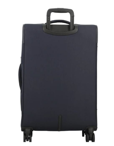 Jump - Valise 4 roues - Monthélys - Extensible - 67 cm - Bleu foncé