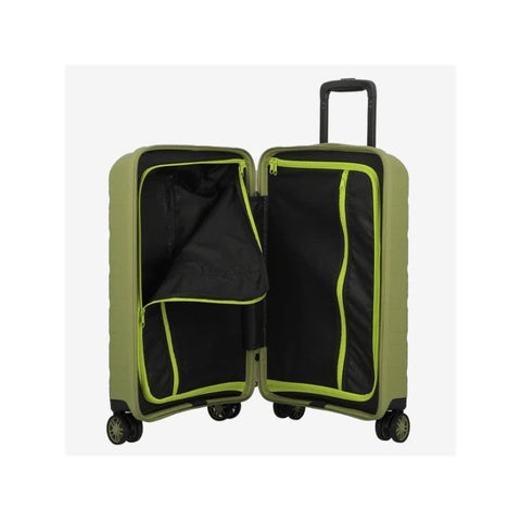 Valise cabine Jump Naumad extensible 55cm Olive — ultra-légère 4 roues