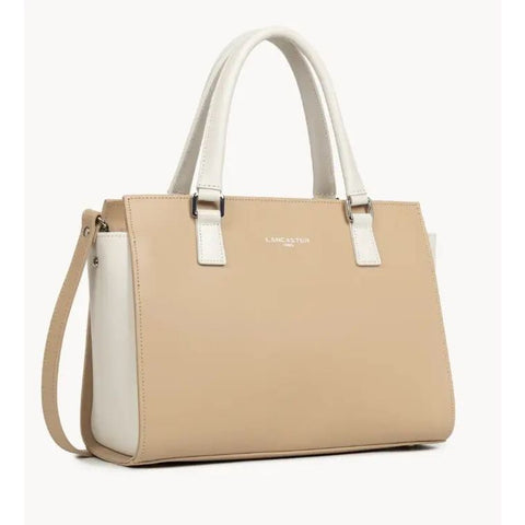 LANCASTER - Grand Sac à Main - Smooth - Beige Ecru sportium store