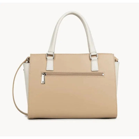 LANCASTER - Grand Sac à Main - Smooth - Beige Ecru sportium store