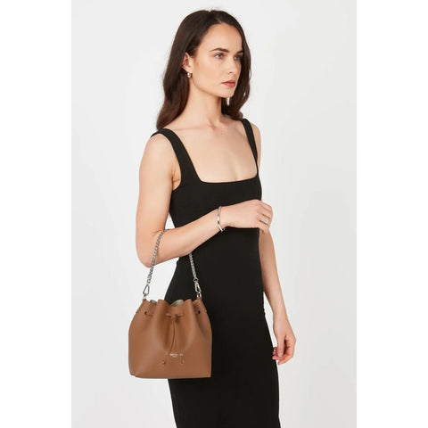 LANCASTER - Petit Sac Bourse - PUR & ELEMENT CITY - Camel sportium store