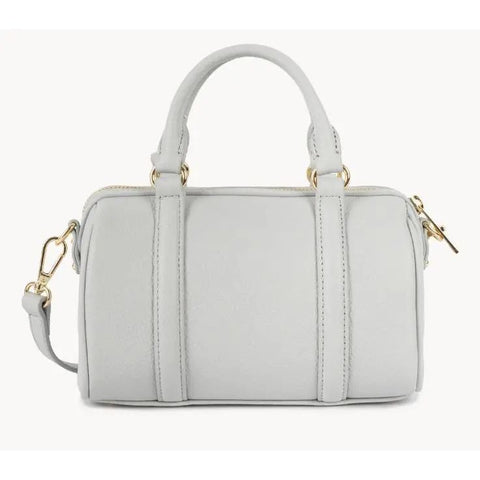 LANCASTER - Petit Sac Polochon zippé - Milano Ana - Gris Clair LANCASTER