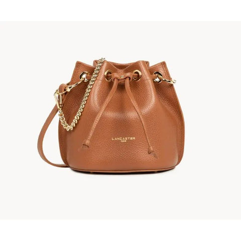 LANCASTER - Petit Sac Seau - Alba Double - Camel sportium store