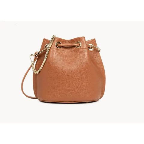 LANCASTER - Petit Sac Seau - Alba Double - Camel sportium store